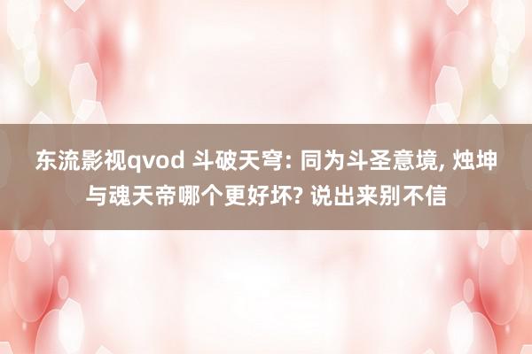 东流影视qvod 斗破天穹: 同为斗圣意境, 烛坤与魂天帝哪个更好坏? 说出来别不信