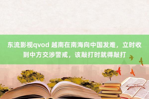 东流影视qvod 越南在南海向中国发难，立时收到中方交涉警戒，该敲打时就得敲打