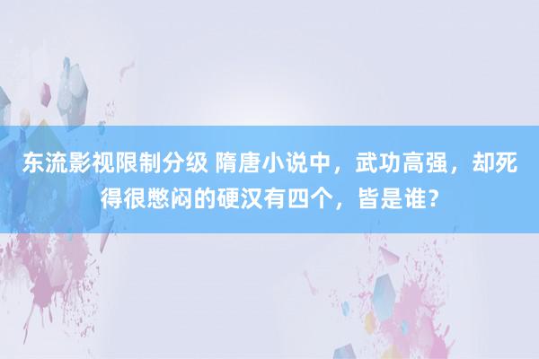 东流影视限制分级 隋唐小说中，武功高强，却死得很憋闷的硬汉有四个，皆是谁？