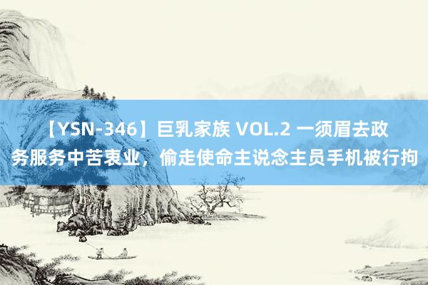 【YSN-346】巨乳家族 VOL.2 一须眉去政务服务中苦衷业，偷走使命主说念主员手机被行拘