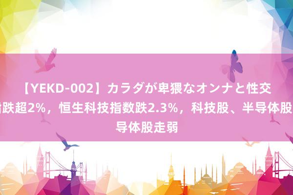 【YEKD-002】カラダが卑猥なオンナと性交 恒指跌超2%，恒生科技指数跌2.3%，科技股、半导体股走弱