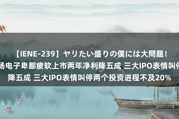 【IENE-239】ヤリたい盛りの僕には大問題！裸族ばかりの女子寮 隆扬电子卑鄙疲软上市两年净利降五成 三大IPO表情叫停两个投资进程不及20%