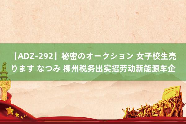 【ADZ-292】秘密のオークション 女子校生売ります なつみ 柳州税务出实招劳动新能源车企