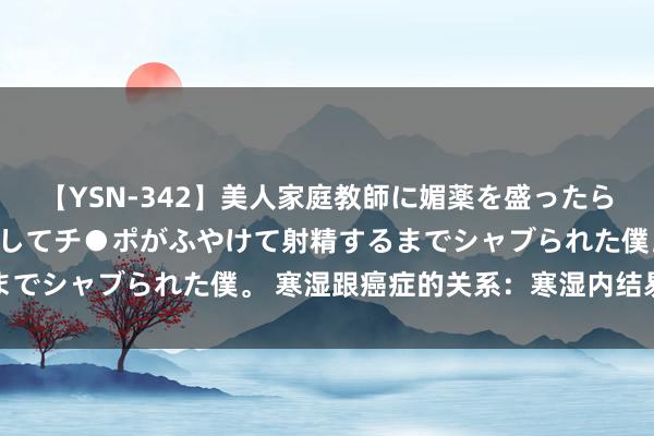 【YSN-342】美人家庭教師に媚薬を盛ったら、ドすけべぇ先生に豹変してチ●ポがふやけて射精するまでシャブられた僕。 寒湿跟癌症的关系：寒湿内结易生癌